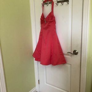 Urban Girl Nites Party Prom Orange Dress